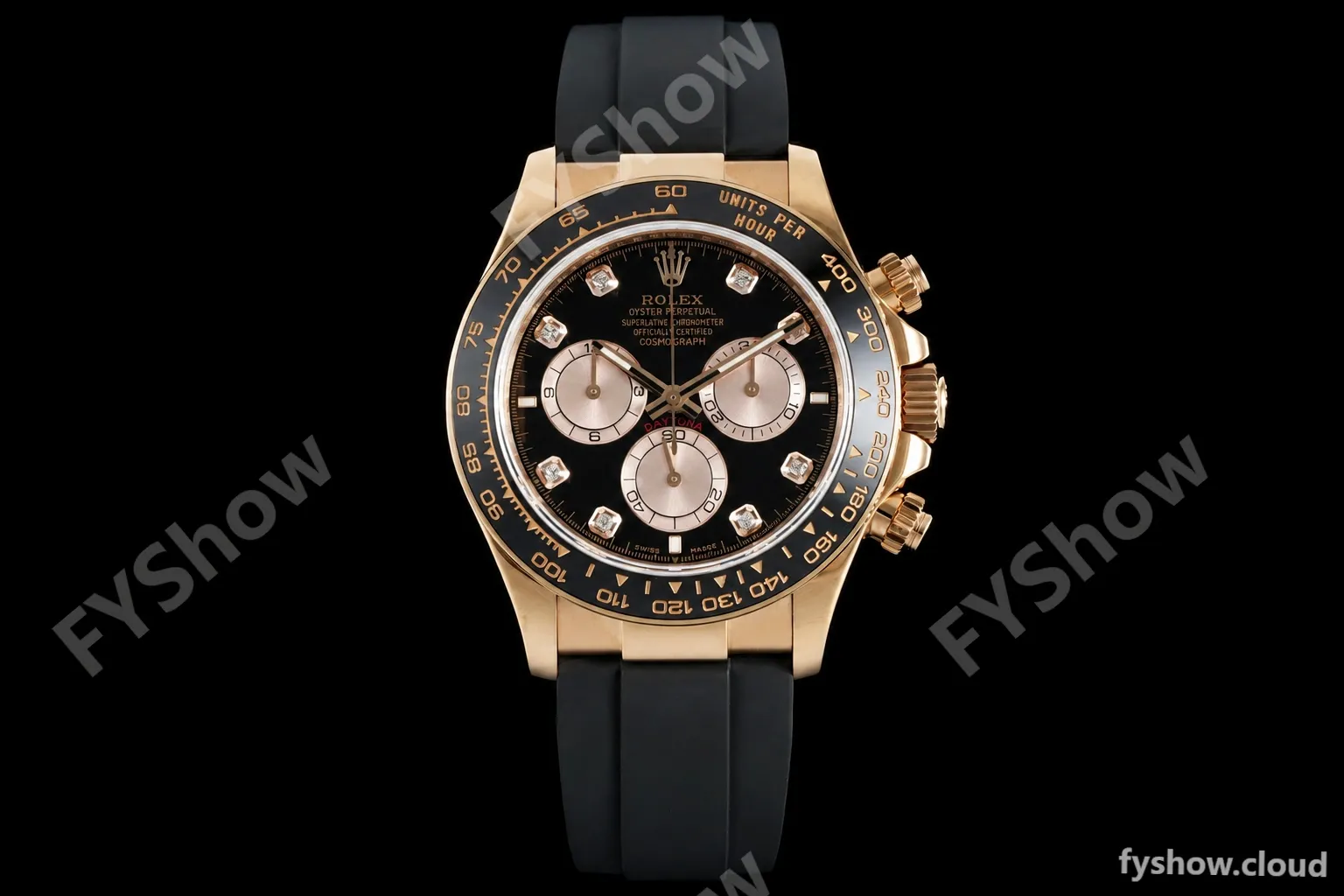 Rolex - Daytona 126515LN 40mm V10 Gain Weight CER/RG/RU Blk/RG/Dia QF SH4131