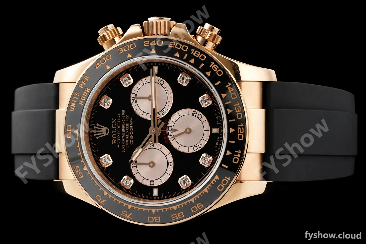 Rolex - Daytona 126515LN 40mm V10 Gain Weight CER/RG/RU Blk/RG/Dia QF SH4131 - Image 6