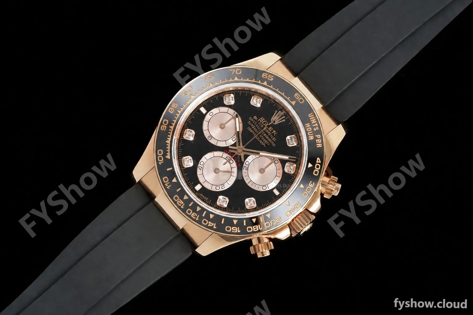 Rolex - Daytona 126515LN 40mm V10 Gain Weight CER/RG/RU Blk/RG/Dia QF SH4131 - Image 7