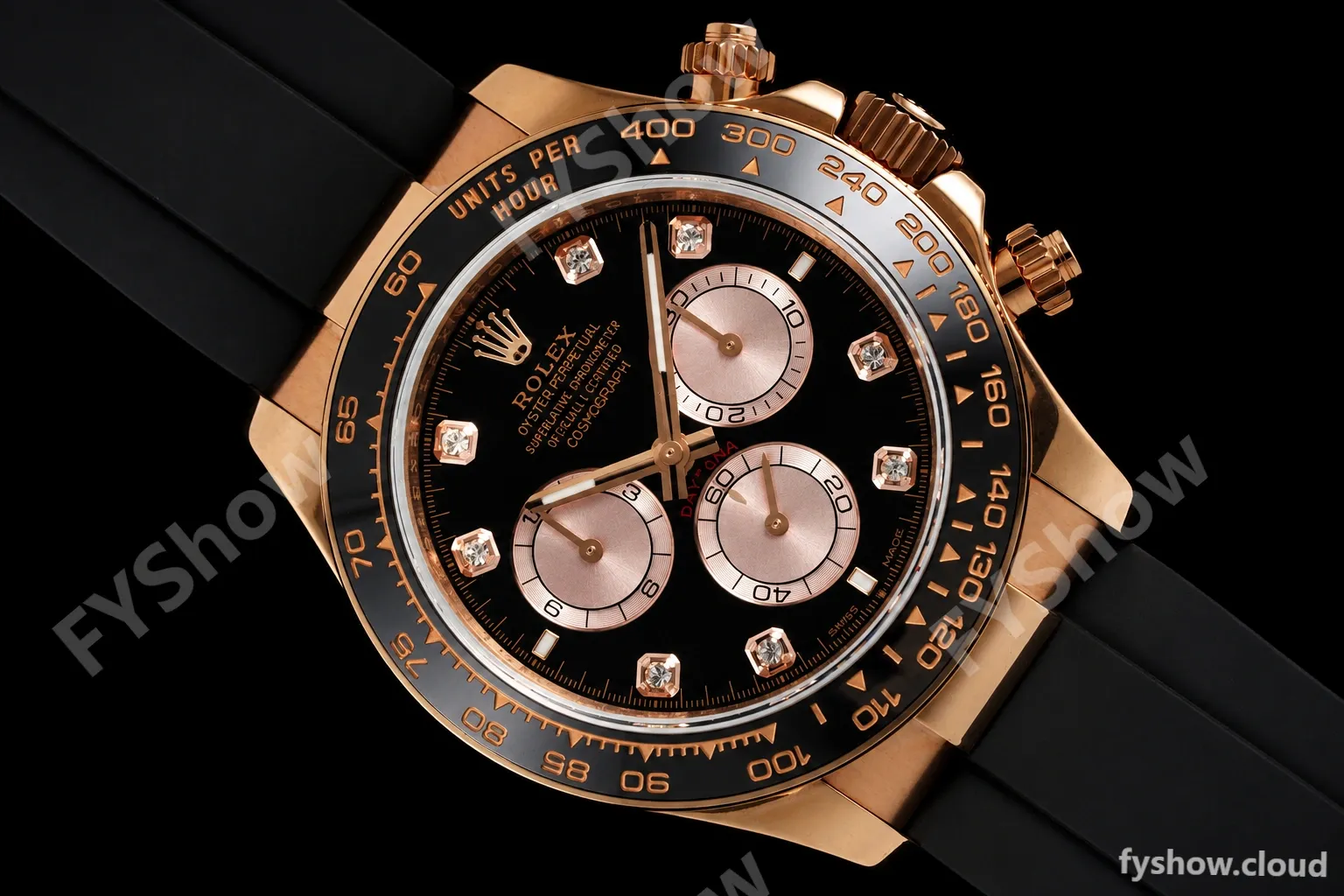 Rolex - Daytona 126515LN 40mm V10 Gain Weight CER/RG/RU Blk/RG/Dia QF SH4131 - Image 8