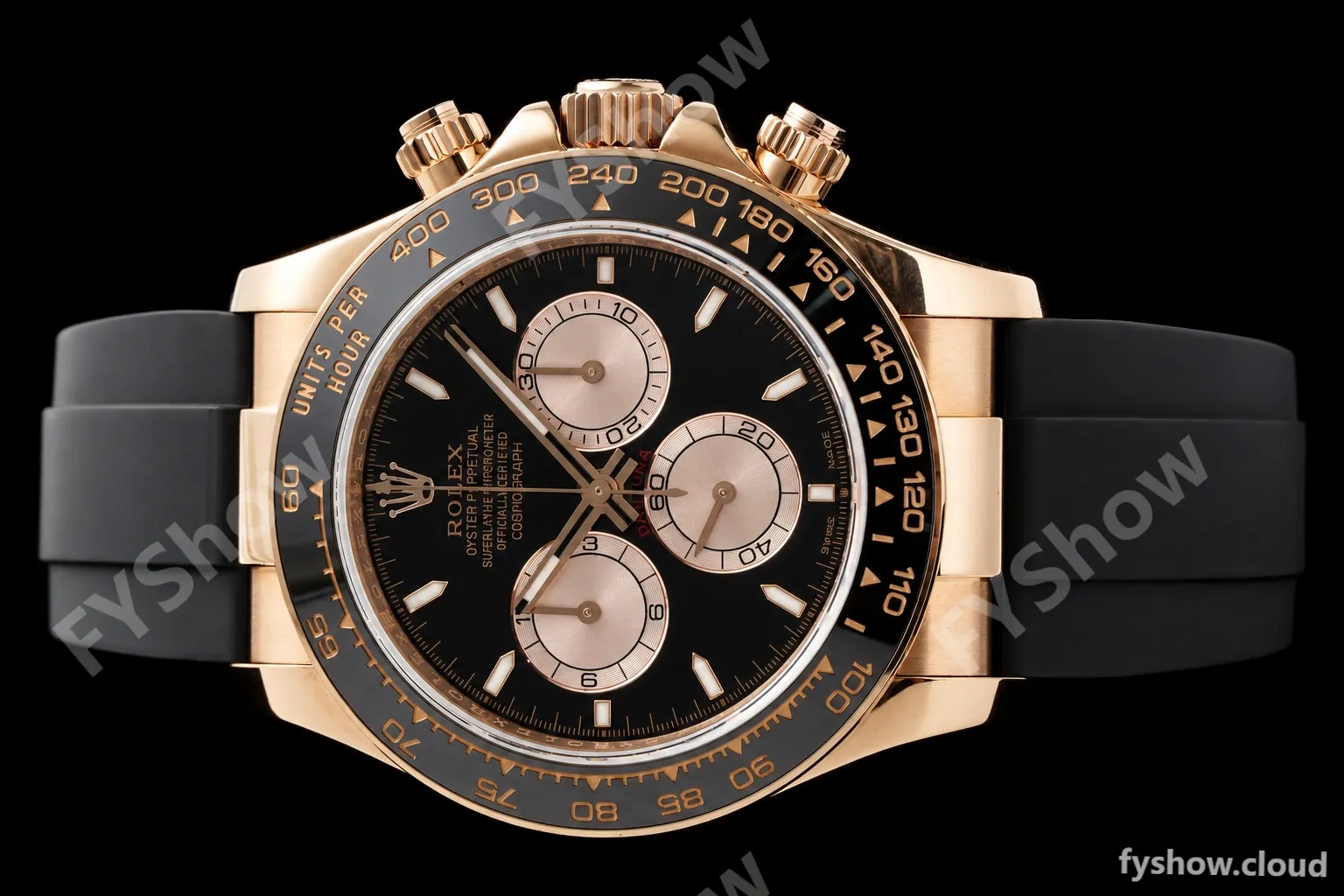 Rolex - Daytona 126515LN 40mm V10 Gain Weight CER/RG/RU Blk/RG/Stk QF SH4131 - Image 6