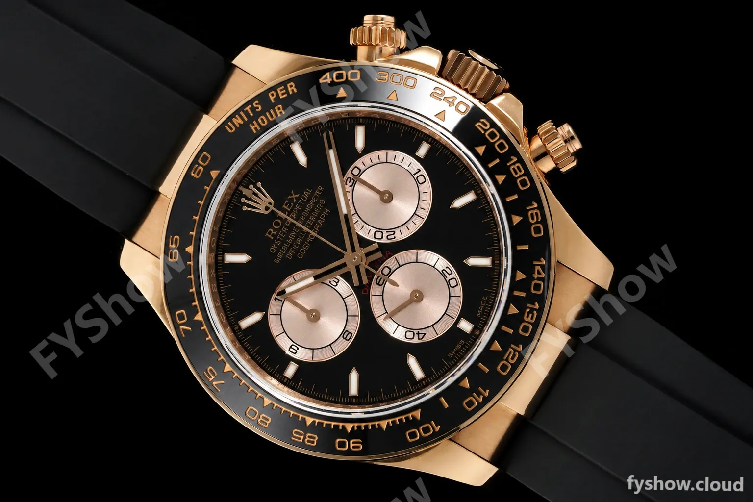 Rolex - Daytona 126515LN 40mm V10 Gain Weight CER/RG/RU Blk/RG/Stk QF SH4131 - Image 8