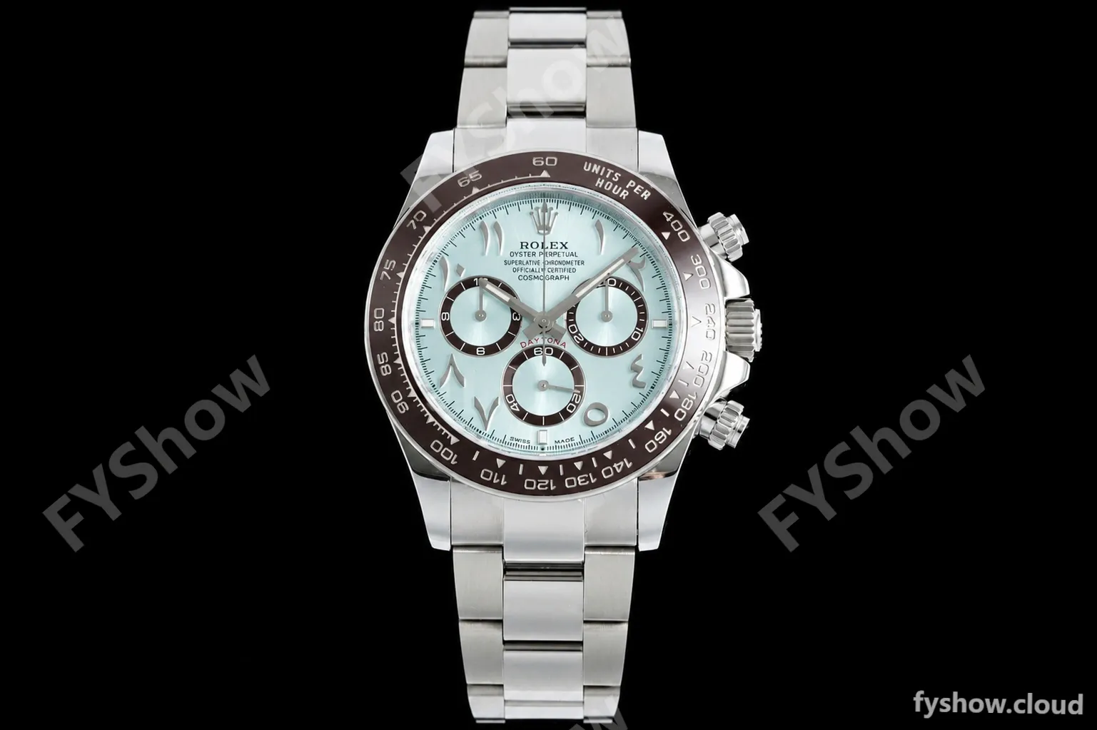 Rolex - Daytona 126506 40mm Brn CER/SS I-Blu Arabic Dial QF V5 SH4131