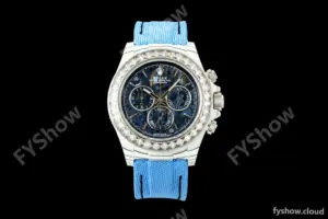 Rolex - Daytona ZIF Remould 40mm White Carbon Nylon Strap Blue Skeleton GETF DD4802