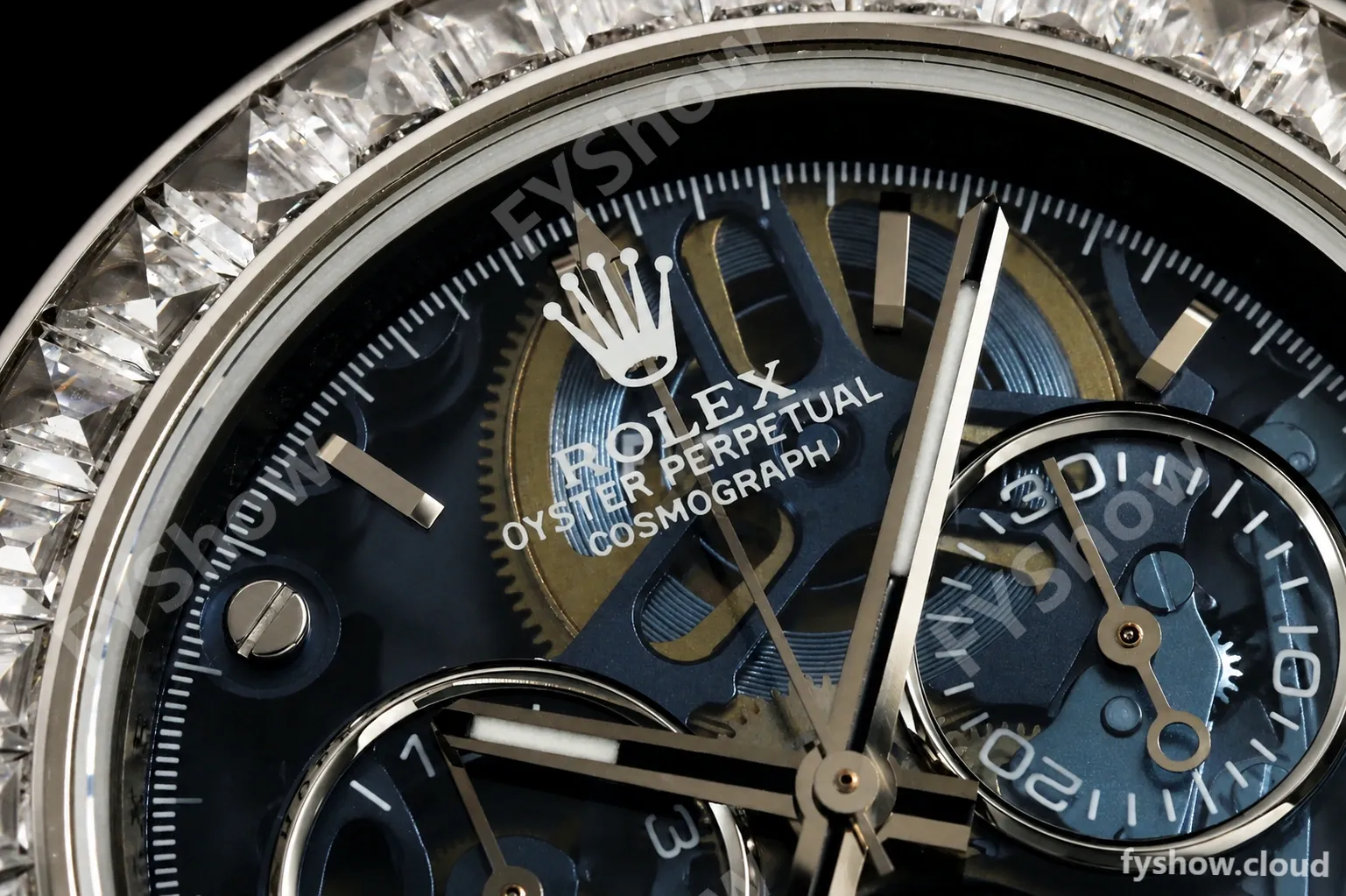 Rolex - Daytona ZIF Remould 40mm White Carbon Nylon Strap Blue Skeleton GETF DD4802 - Image 13