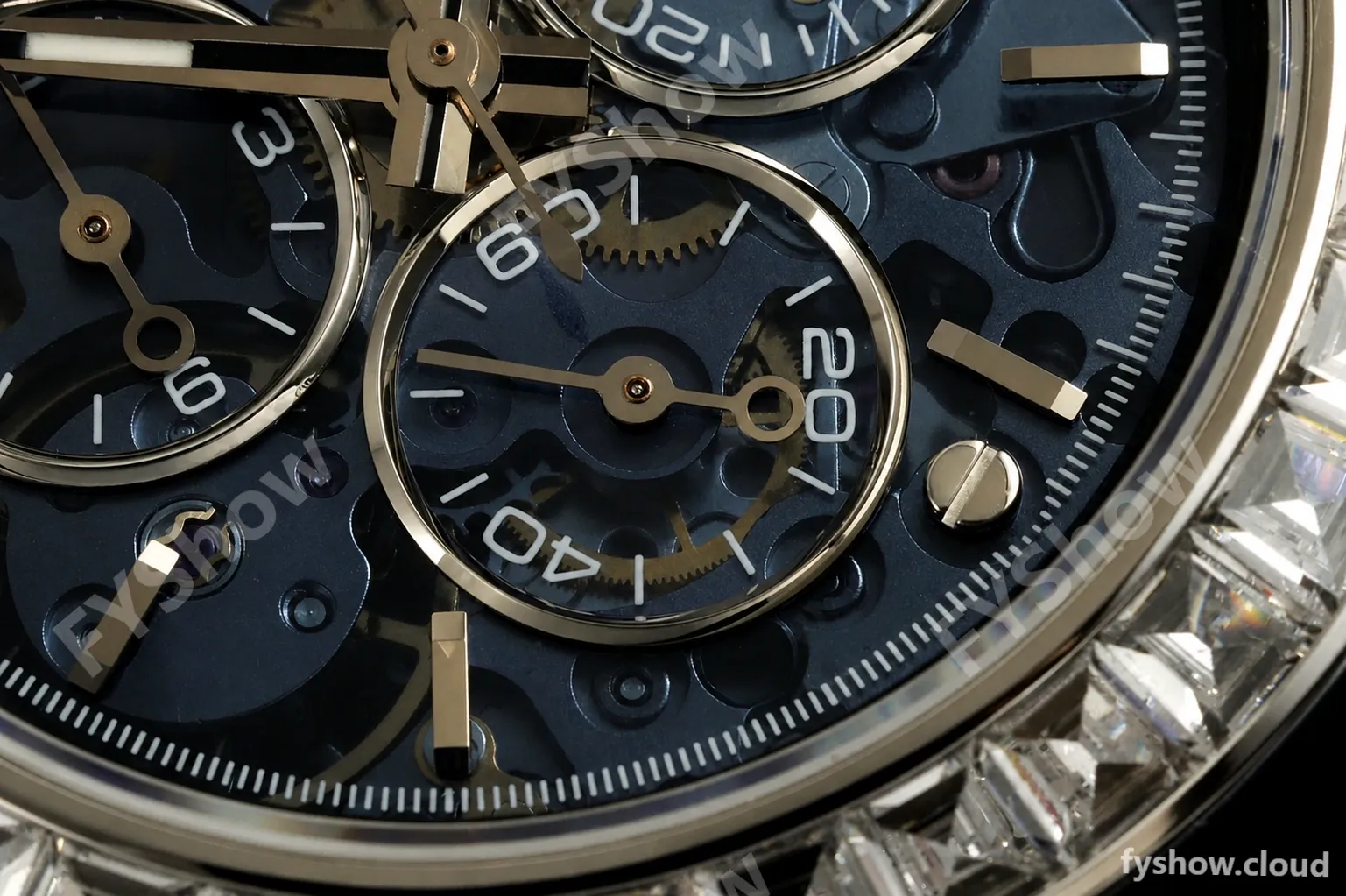 Rolex - Daytona ZIF Remould 40mm White Carbon Nylon Strap Blue Skeleton GETF DD4802 - Image 14