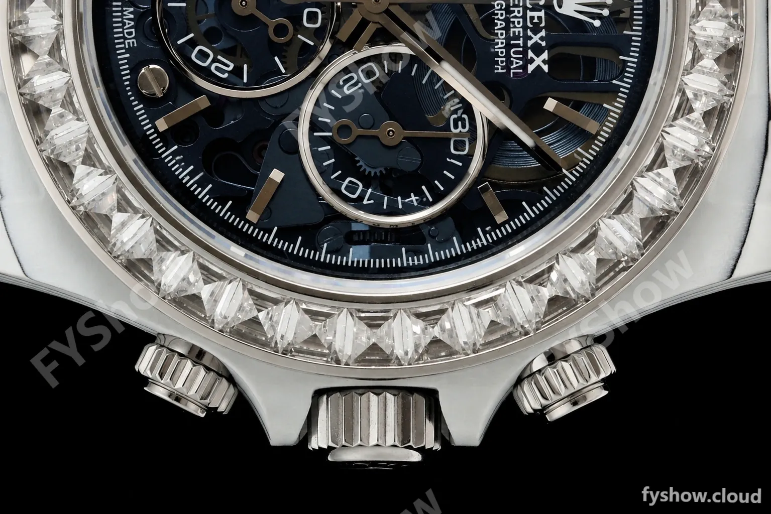 Rolex - Daytona ZIF Remould 40mm White Carbon Nylon Strap Blue Skeleton GETF DD4802 - Image 3