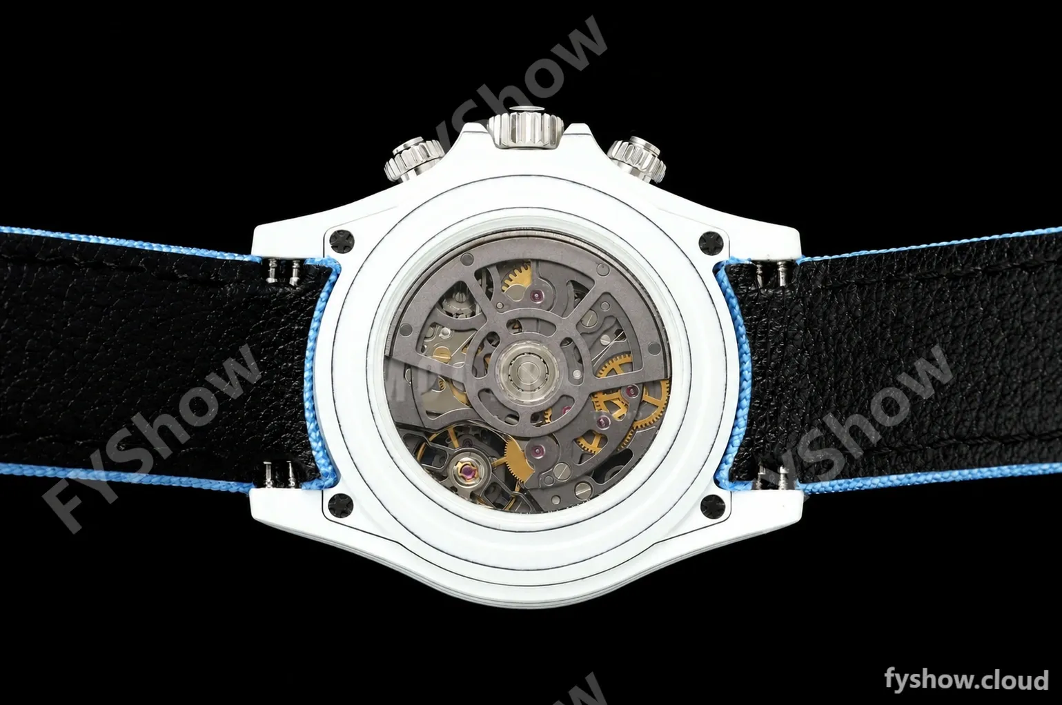 Rolex - Daytona ZIF Remould 40mm White Carbon Nylon Strap Blue Skeleton GETF DD4802 - Image 7