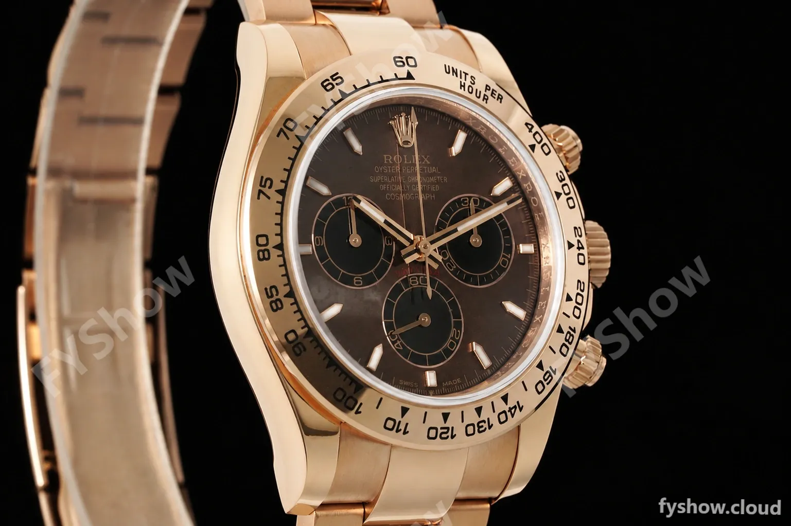 Rolex - Daytona 126505 40mm Gain Weight RG/RG Choco/Blk/Stk QF V6 SH4131 - Image 5