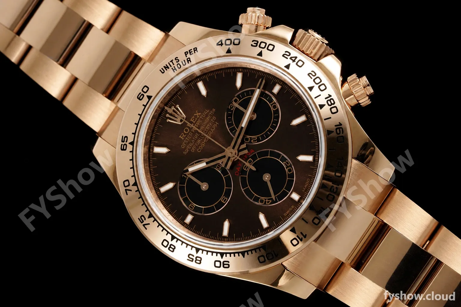 Rolex - Daytona 126505 40mm Gain Weight RG/RG Choco/Blk/Stk QF V6 SH4131 - Image 8