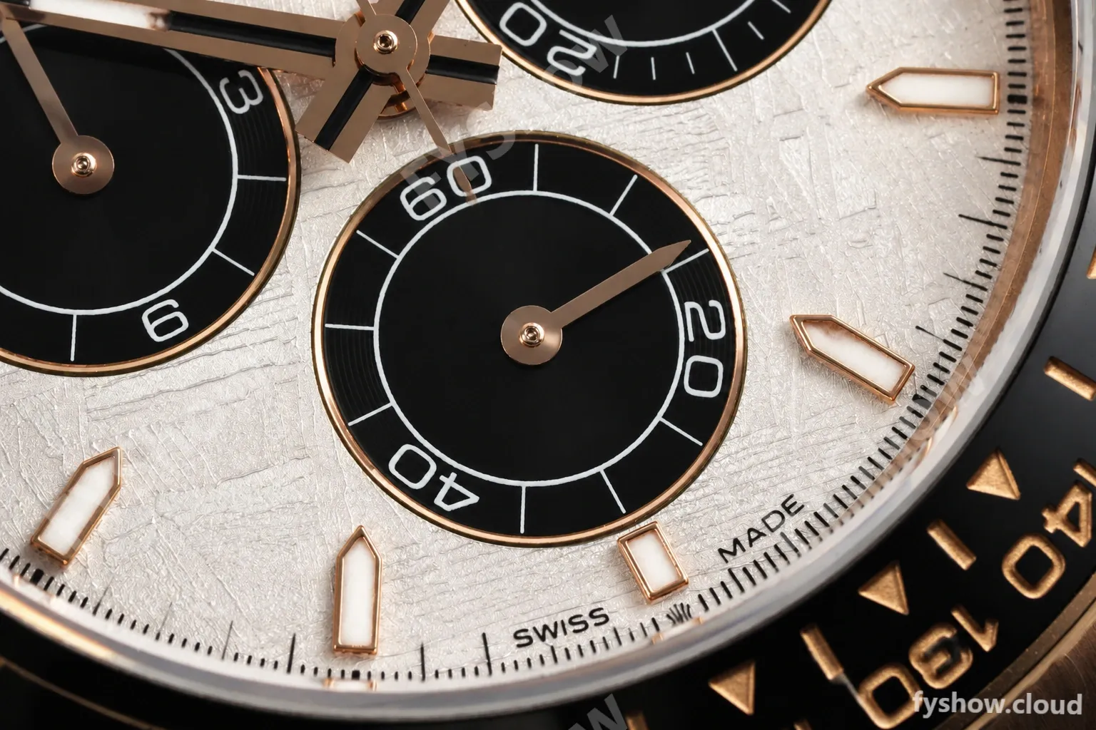 Rolex - Daytona 126515LN 40mm Gain Weight CER/RG/RU Grey/Blk Meteorite Dial QF V10 SH4131 - Image 3