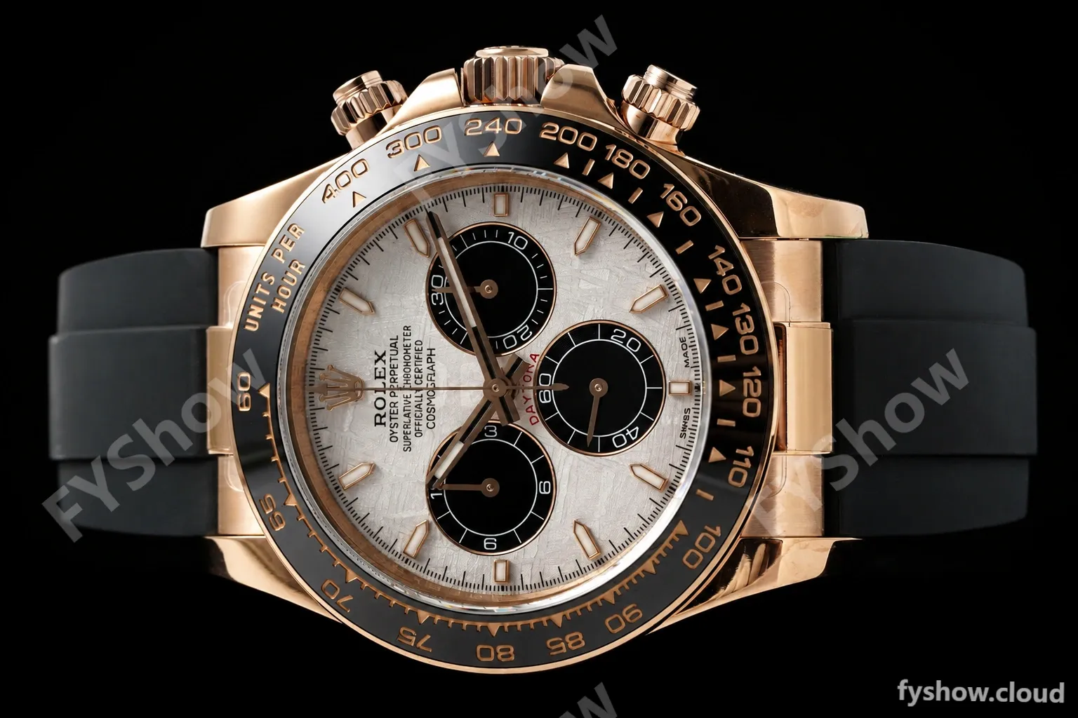 Rolex - Daytona 126515LN 40mm Gain Weight CER/RG/RU Grey/Blk Meteorite Dial QF V10 SH4131 - Image 6