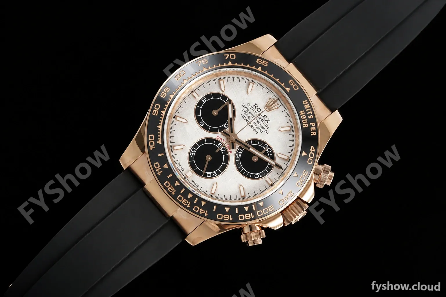 Rolex - Daytona 126515LN 40mm Gain Weight CER/RG/RU Grey/Blk Meteorite Dial QF V10 SH4131 - Image 7