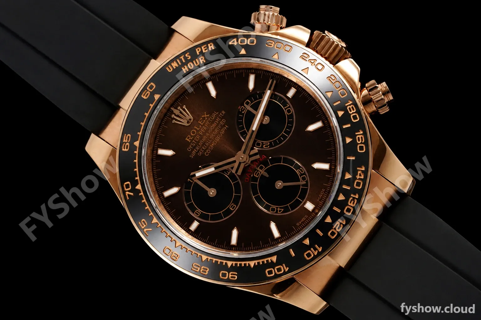 Rolex - Daytona 126515LN 40mm Gain Weight CER/RG/RU Choco/Blk/Stk QF V10 SH4131 - Image 8