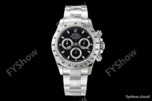 Rolex - Daytona 116520 40mm 904L SS/SS Blk/Stk VSF DD4130