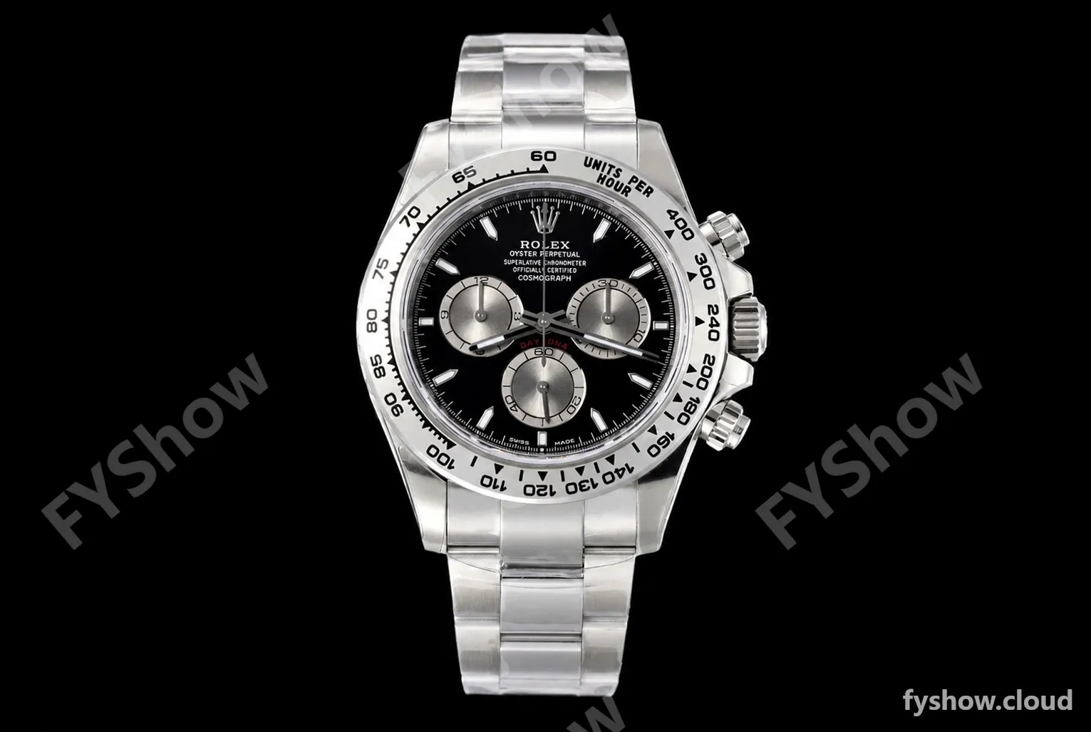 Rolex - Daytona 126509 40mm Tungsten Gain Weight SS/SS Blk/Silv/Stk VSF DD4131