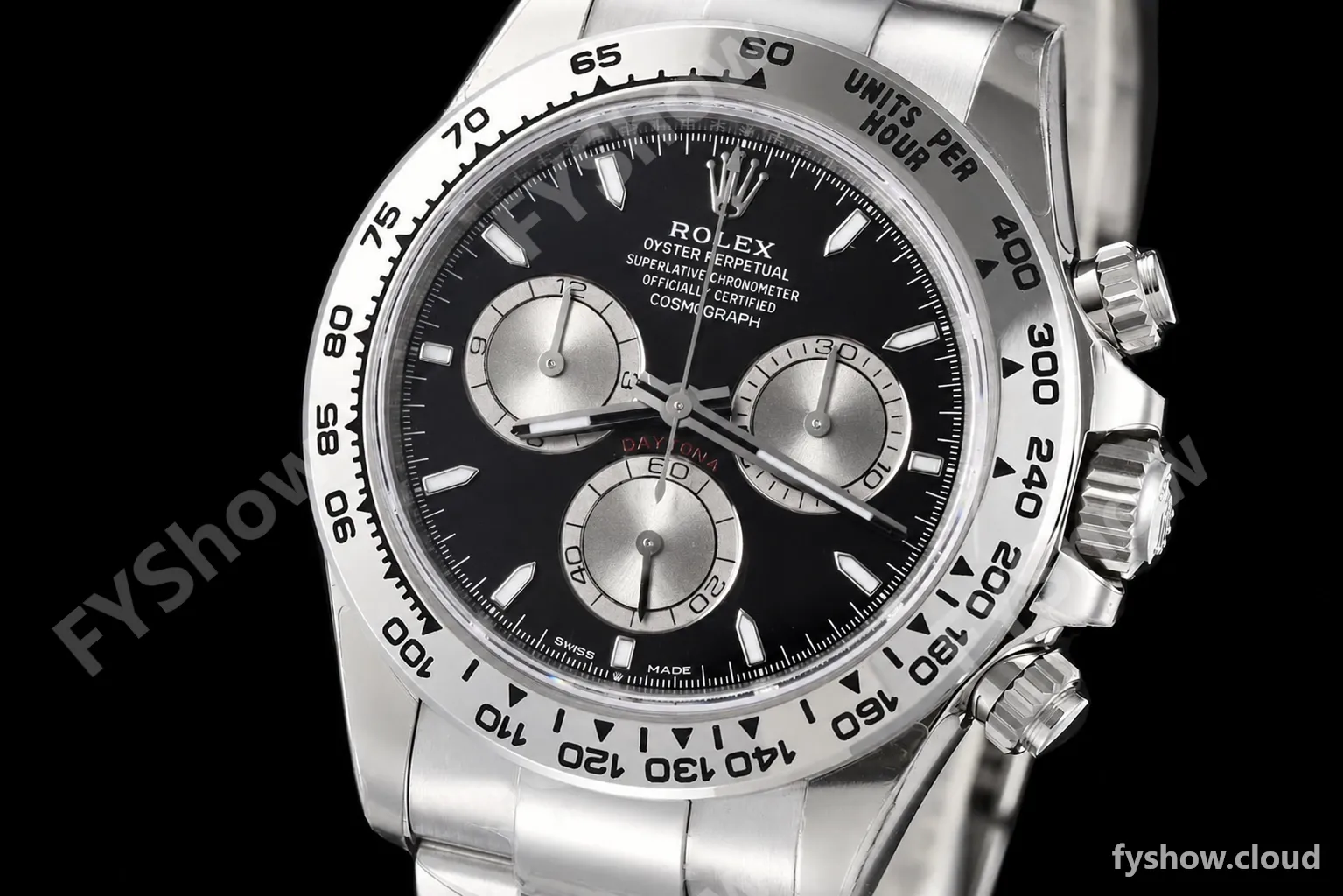 Rolex - Daytona 126509 40mm Tungsten Gain Weight SS/SS Blk/Silv/Stk VSF DD4131 - Image 3