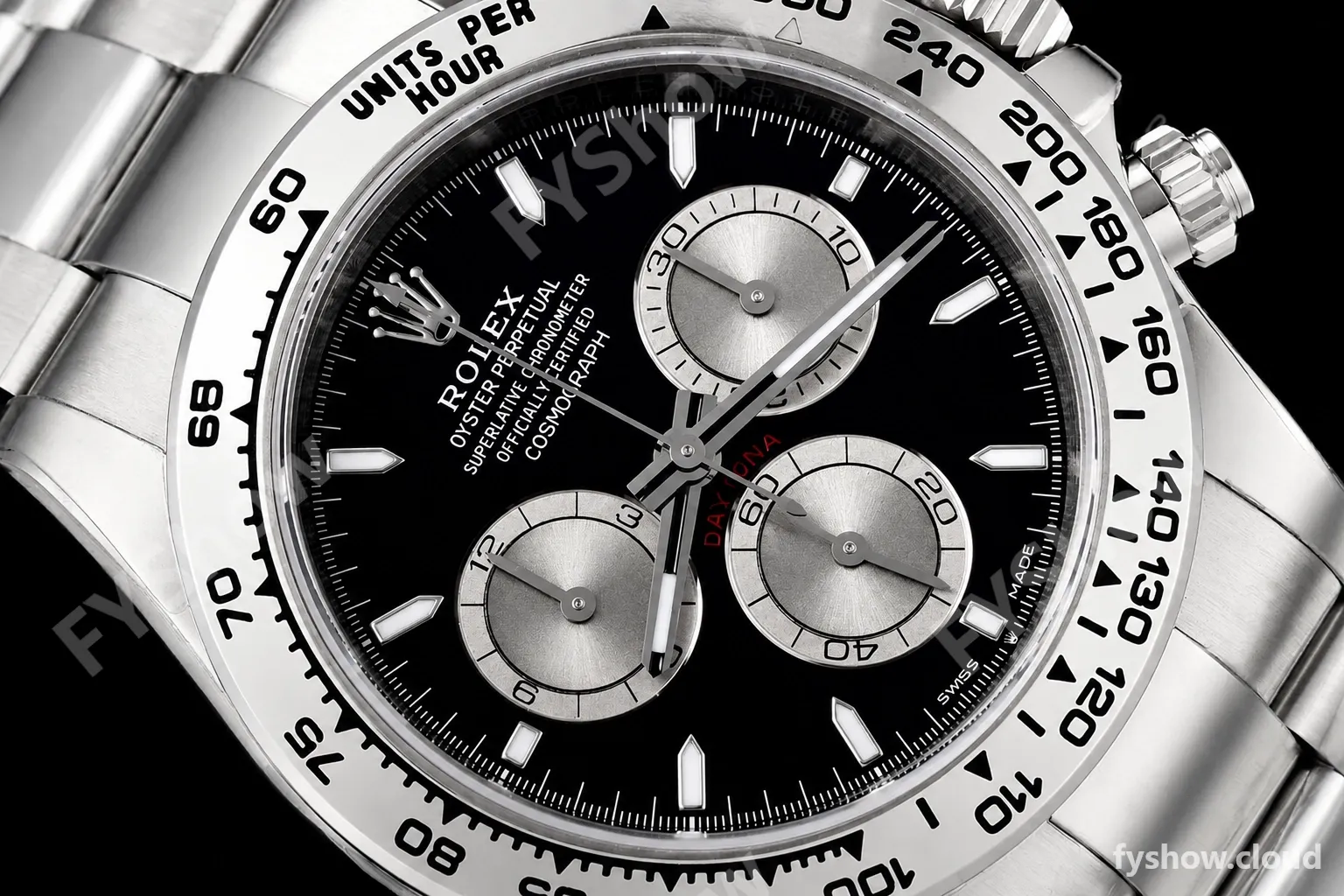Rolex - Daytona 126509 40mm Tungsten Gain Weight SS/SS Blk/Silv/Stk VSF DD4131 - Image 4