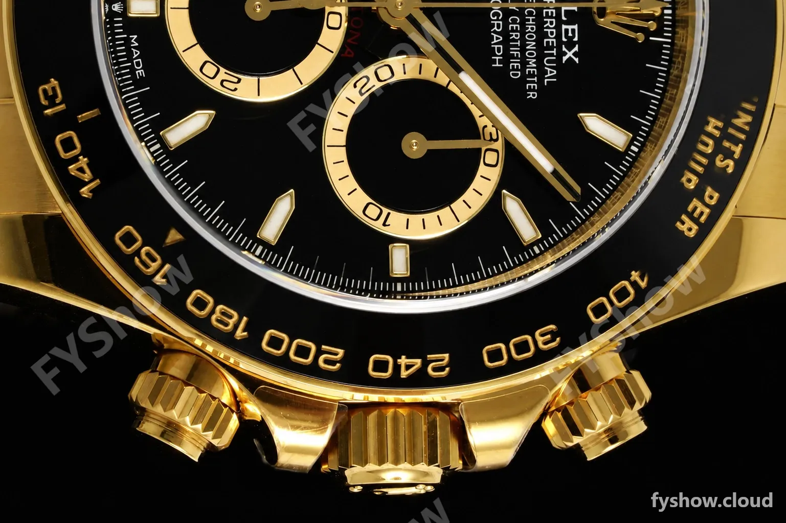Rolex - Daytona 126518LN 40mm Gain Weight CER/YG/RU Blk/Stk VSF V2 DD4131 - Image 4