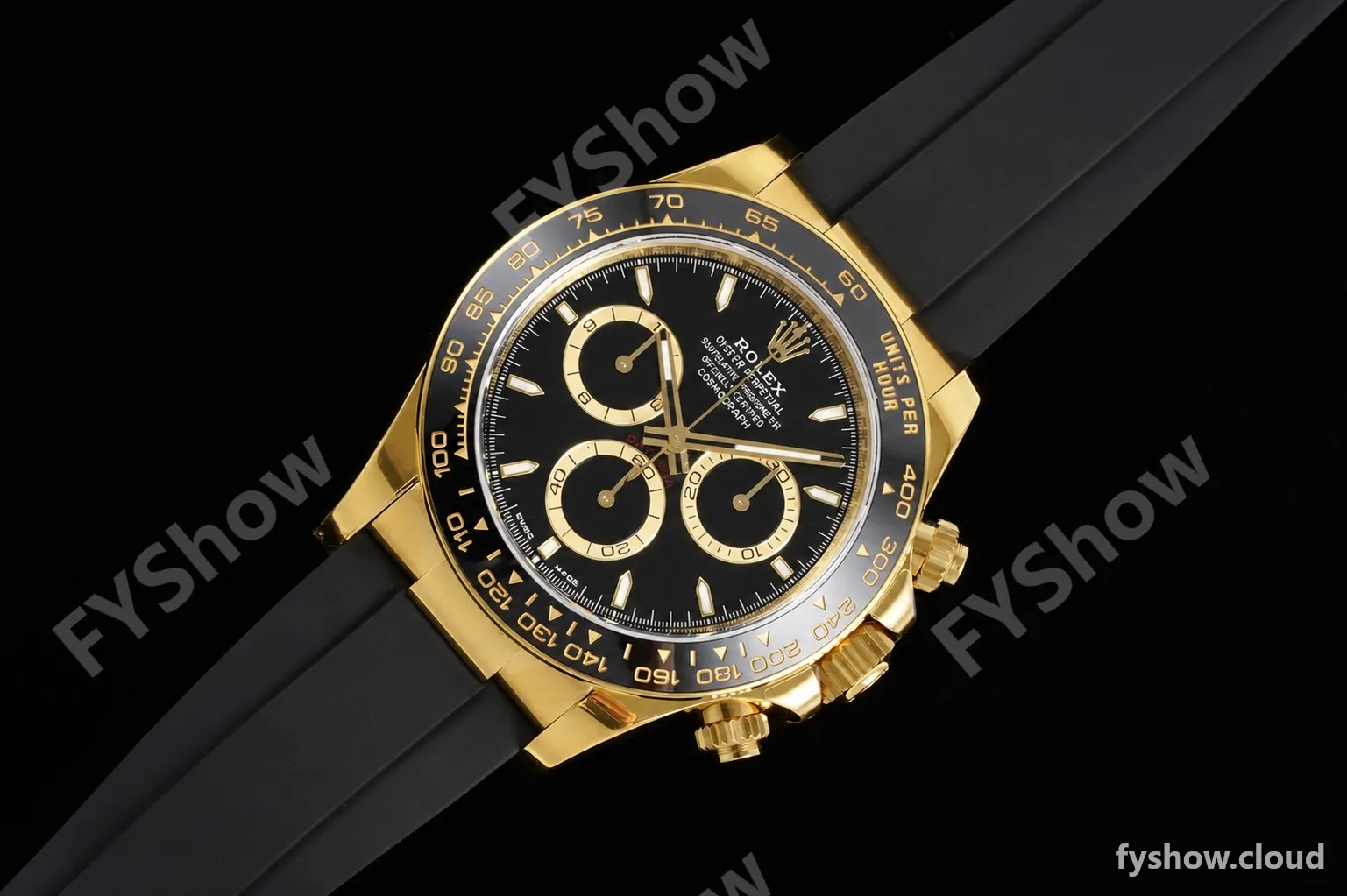 Rolex - Daytona 126518LN 40mm Gain Weight CER/YG/RU Blk/Stk VSF V2 DD4131 - Image 7