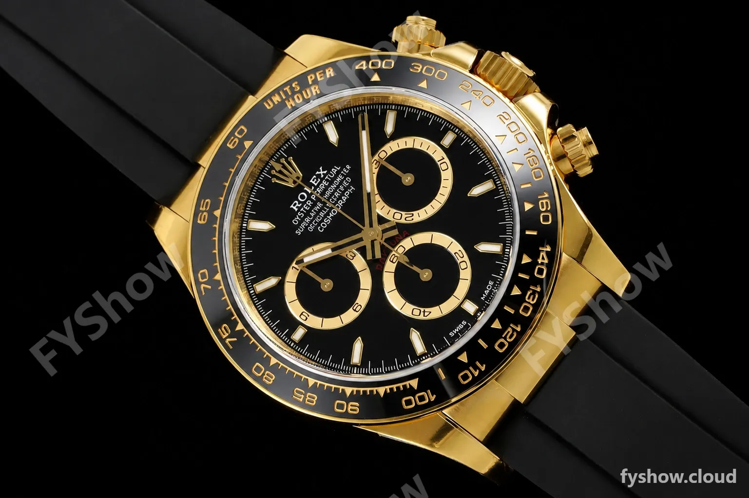 Rolex - Daytona 126518LN 40mm Gain Weight CER/YG/RU Blk/Stk VSF V2 DD4131 - Image 8
