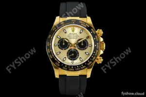 Rolex - Daytona 116518LN 40mm Gain Weight CER/YG/RU Gold/Blk/Stk QF V11 SH4130