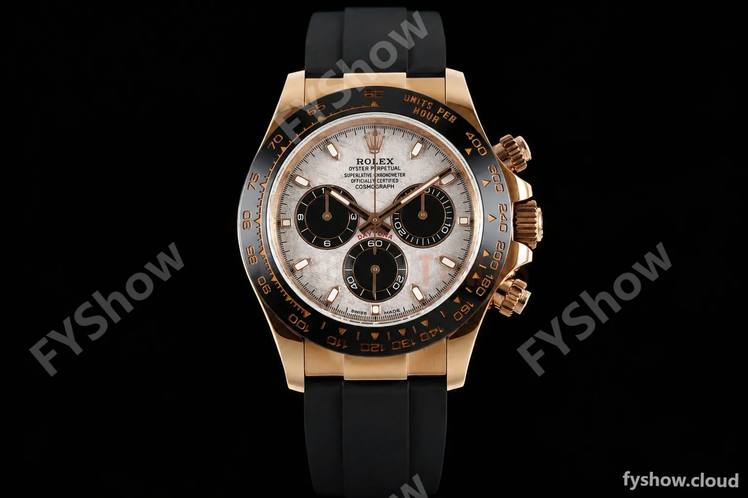 Rolex - Daytona 116515LN 40mm Tungsten Gain Weight RG/RU Meteorite Dial QF V11 SH4130