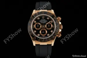 Rolex - Daytona 116515LN 40mm Tungsten Gain Weight RG/RU Blk/Dia QF V11 SH4130