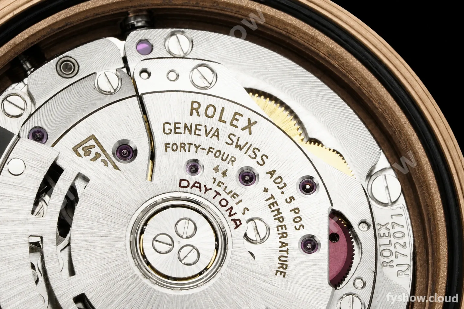 Rolex - Daytona 116515LN 40mm Tungsten Gain Weight RG/RU Blk/Gold/Stk QF V11 SH4130 - Image 12