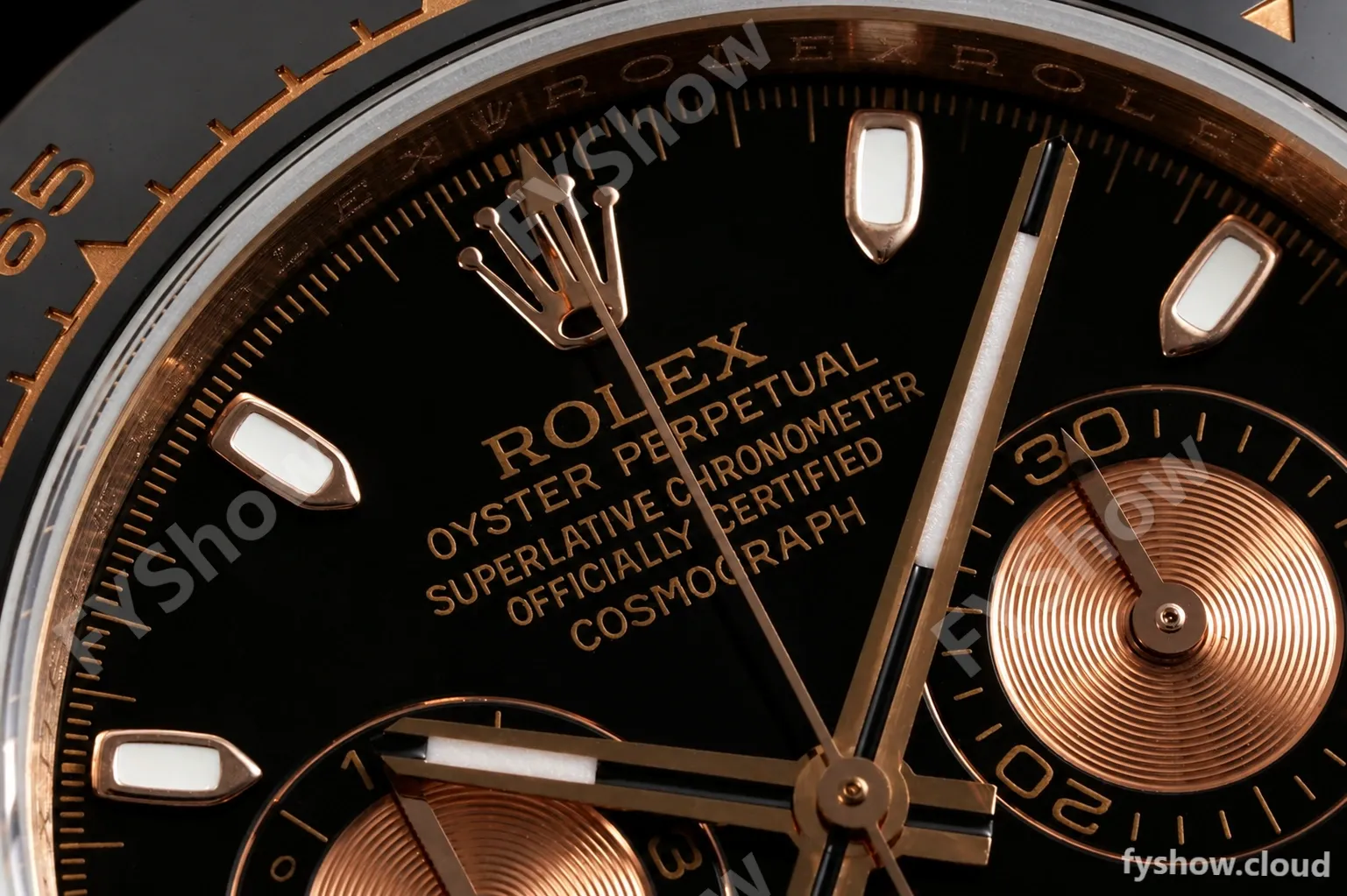 Rolex - Daytona 116515LN 40mm Tungsten Gain Weight RG/RU Blk/Gold/Stk QF V11 SH4130 - Image 2