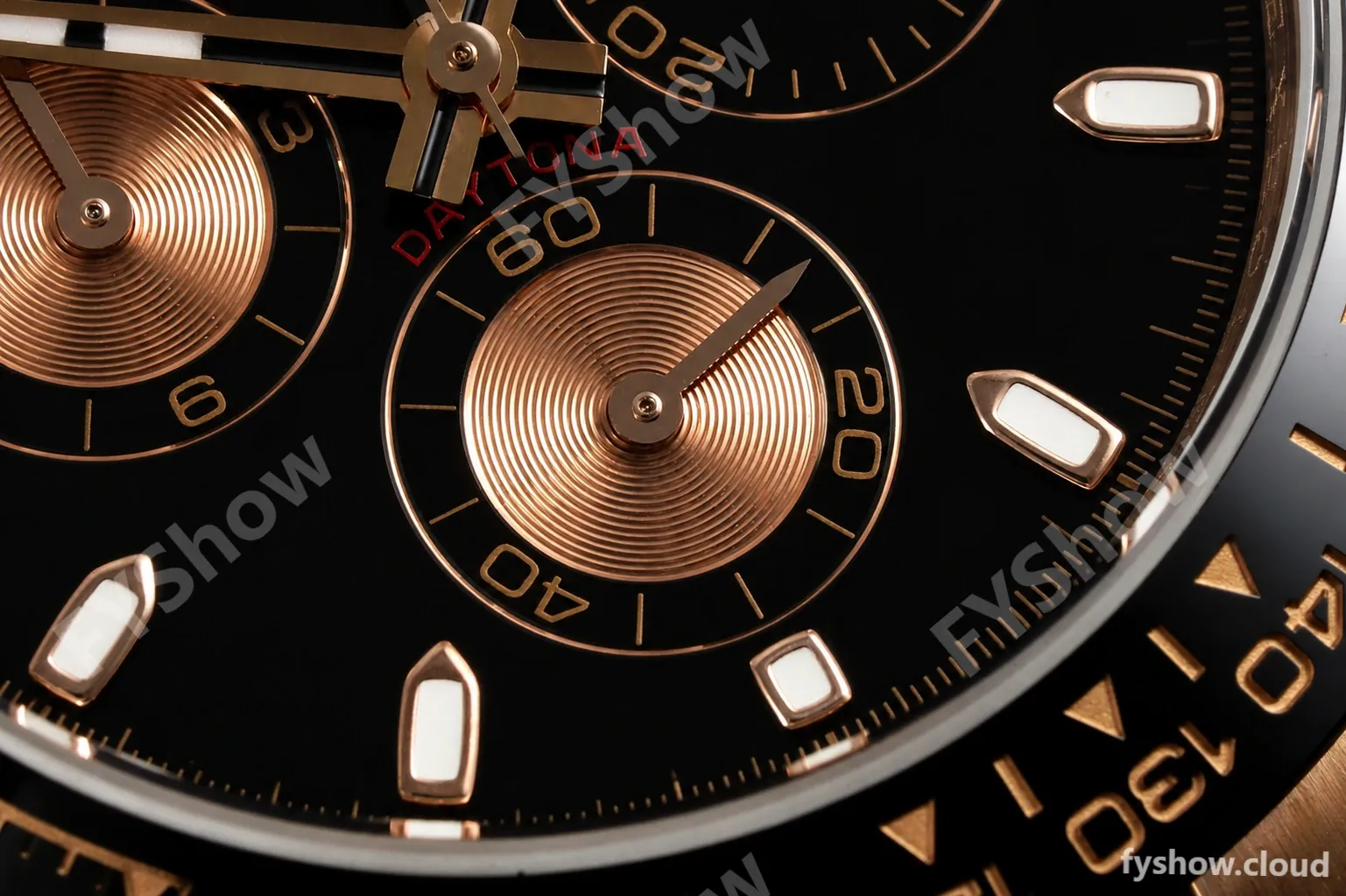 Rolex - Daytona 116515LN 40mm Tungsten Gain Weight RG/RU Blk/Gold/Stk QF V11 SH4130 - Image 3