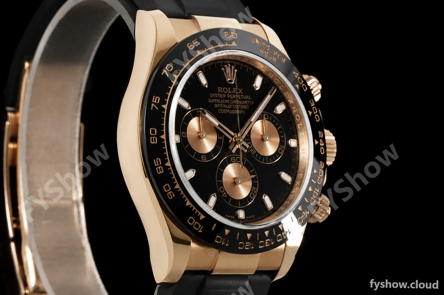 Rolex - Daytona 116515LN 40mm Tungsten Gain Weight RG/RU Blk/Gold/Stk QF V11 SH4130 - Image 5