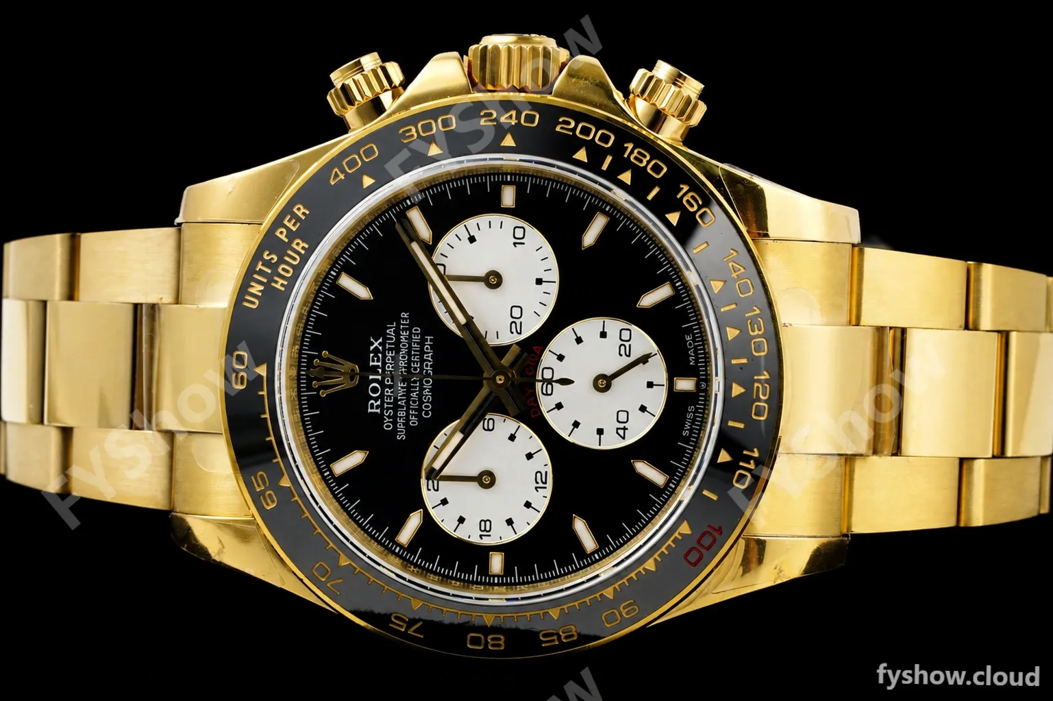 Rolex - Daytona 126528LN Le Mans 40mm 904L Ceramic YG/YG Blk/Stk QF V5 SH4132 - Image 8