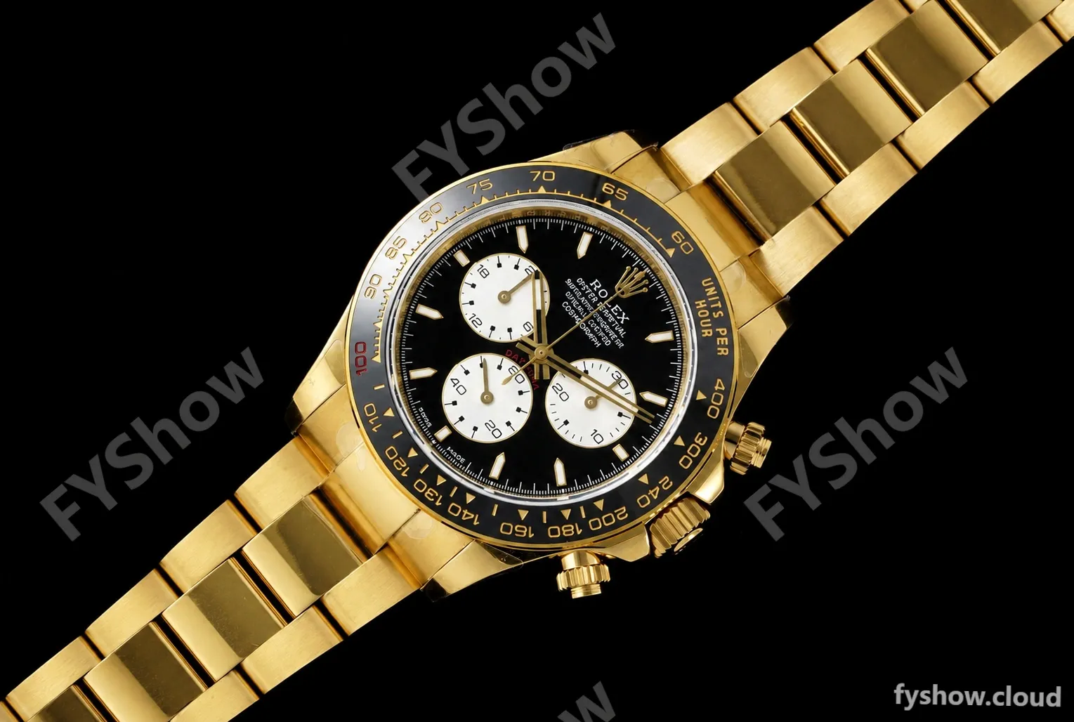 Rolex - Daytona 126528LN Le Mans 40mm 904L Ceramic YG/YG Blk/Stk QF V5 SH4132 - Image 6