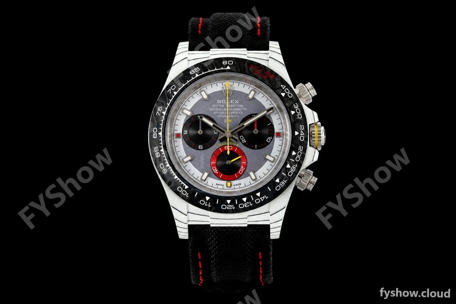 Rolex - Daytona 40mm DiW OCELLARIS White Carbon Fiber FC/NY White/Gray Dial DIWF DD4801