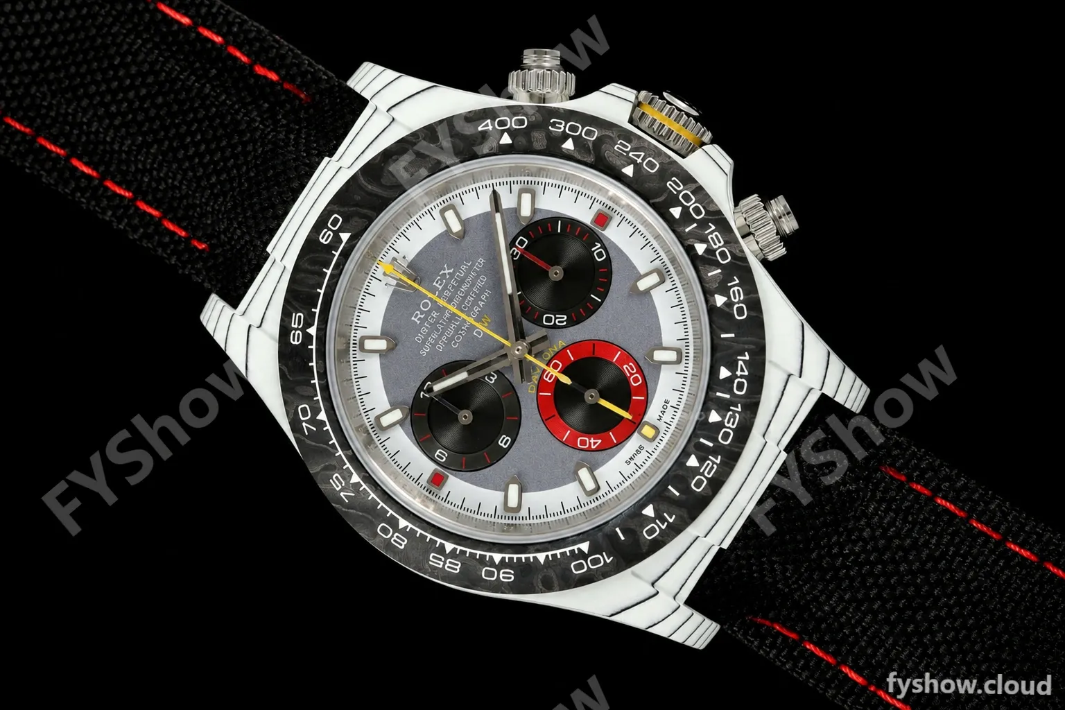Rolex - Daytona 40mm DiW OCELLARIS White Carbon Fiber FC/NY White/Gray Dial DIWF DD4801 - Image 16