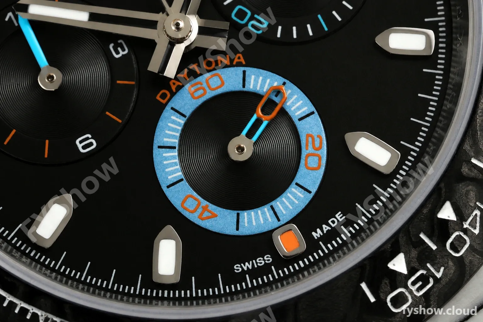 Rolex - Daytona 40mm DiW Racing Blue White Carbon Fiber FC/NY Black Dial DIWF DD4801 - Image 14