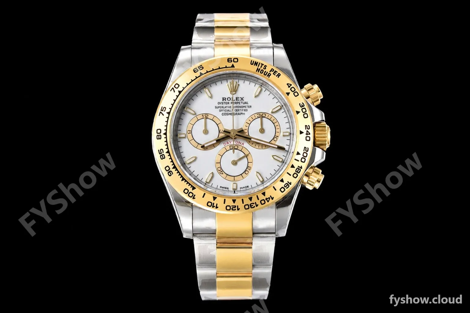 Rolex - Daytona 126503 40mm Gain Weight YG/SS Wht/Stk VSF V3 DD4131