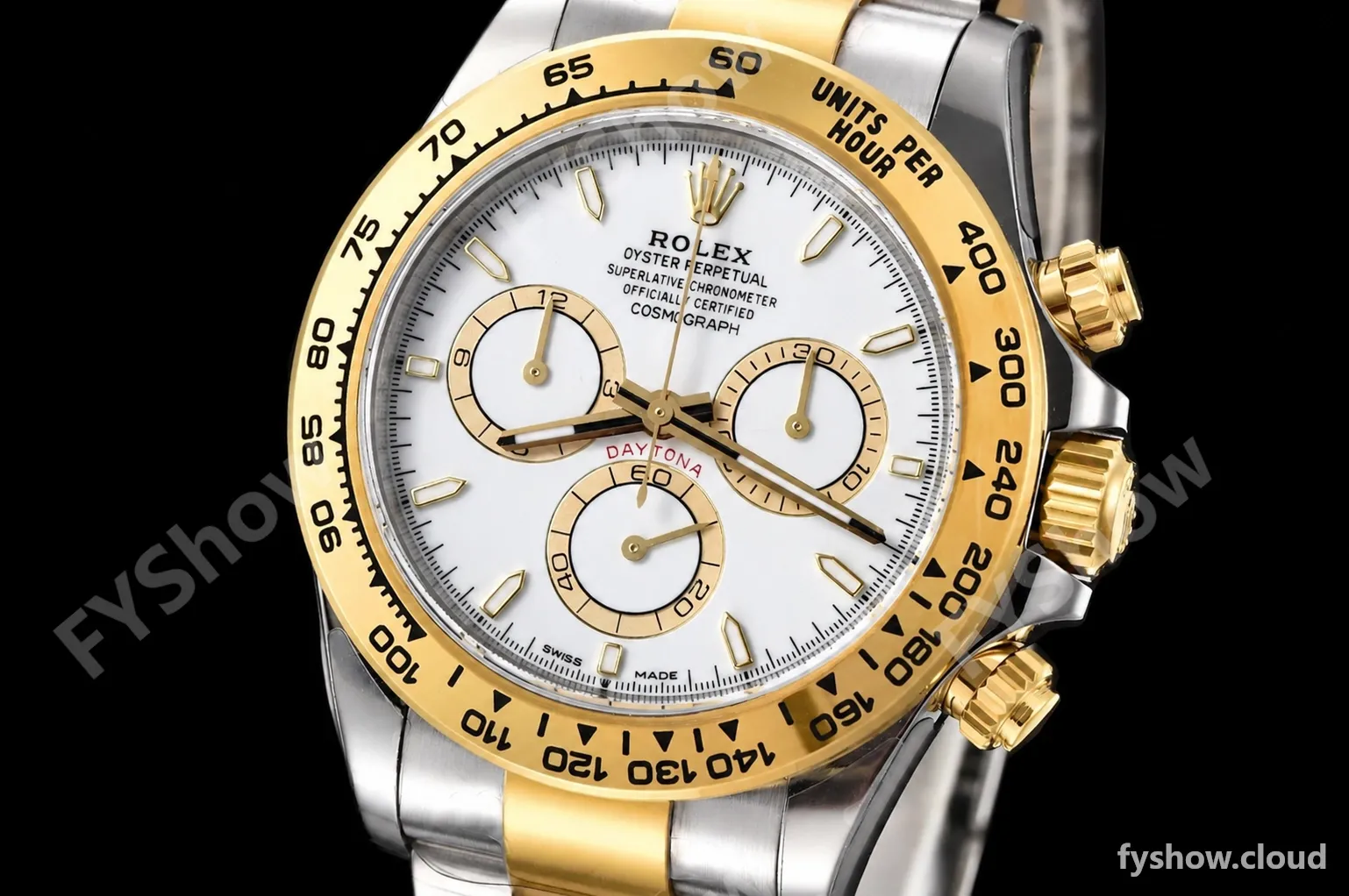 Rolex - Daytona 126503 40mm Gain Weight YG/SS Wht/Stk VSF V3 DD4131 - Image 2