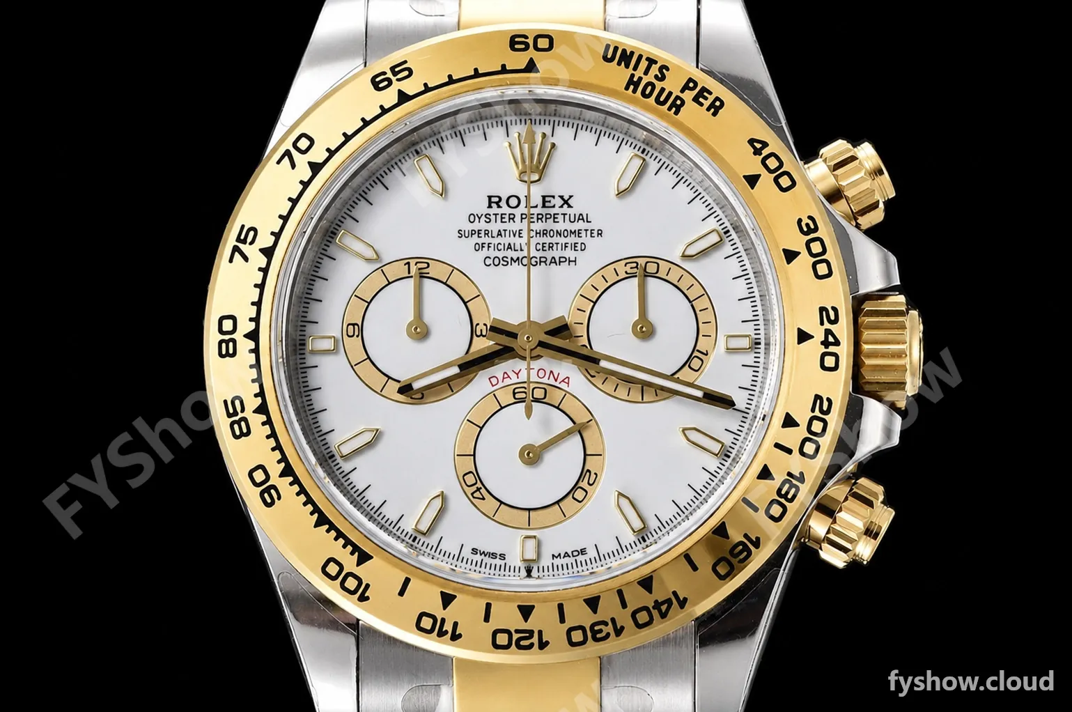 Rolex - Daytona 126503 40mm Gain Weight YG/SS Wht/Stk VSF V3 DD4131 - Image 3