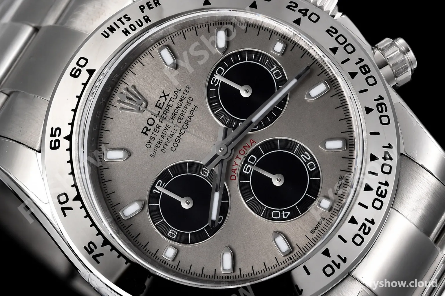 Rolex - Daytona 116509 40mm Gain Weight SS/SS Grey/Blk/Stk VSF V3 DD4130 - Image 4