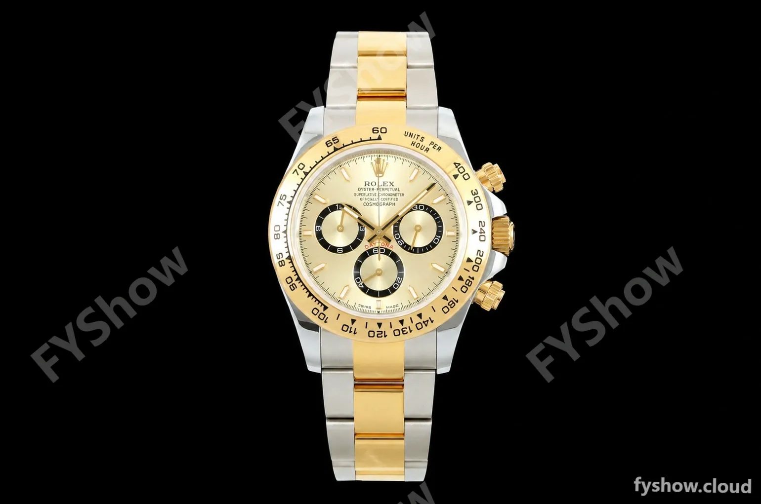 Rolex - Daytona 126503 40mm Gain Weight YG/SS Gold/Stk QF V6 SH4131