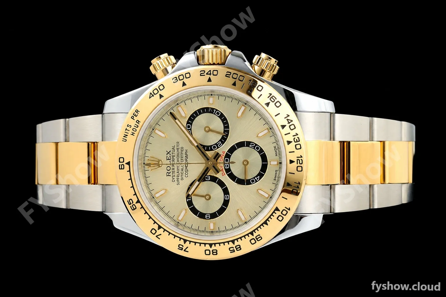 Rolex - Daytona 126503 40mm Gain Weight YG/SS Gold/Stk QF V6 SH4131 - Image 24