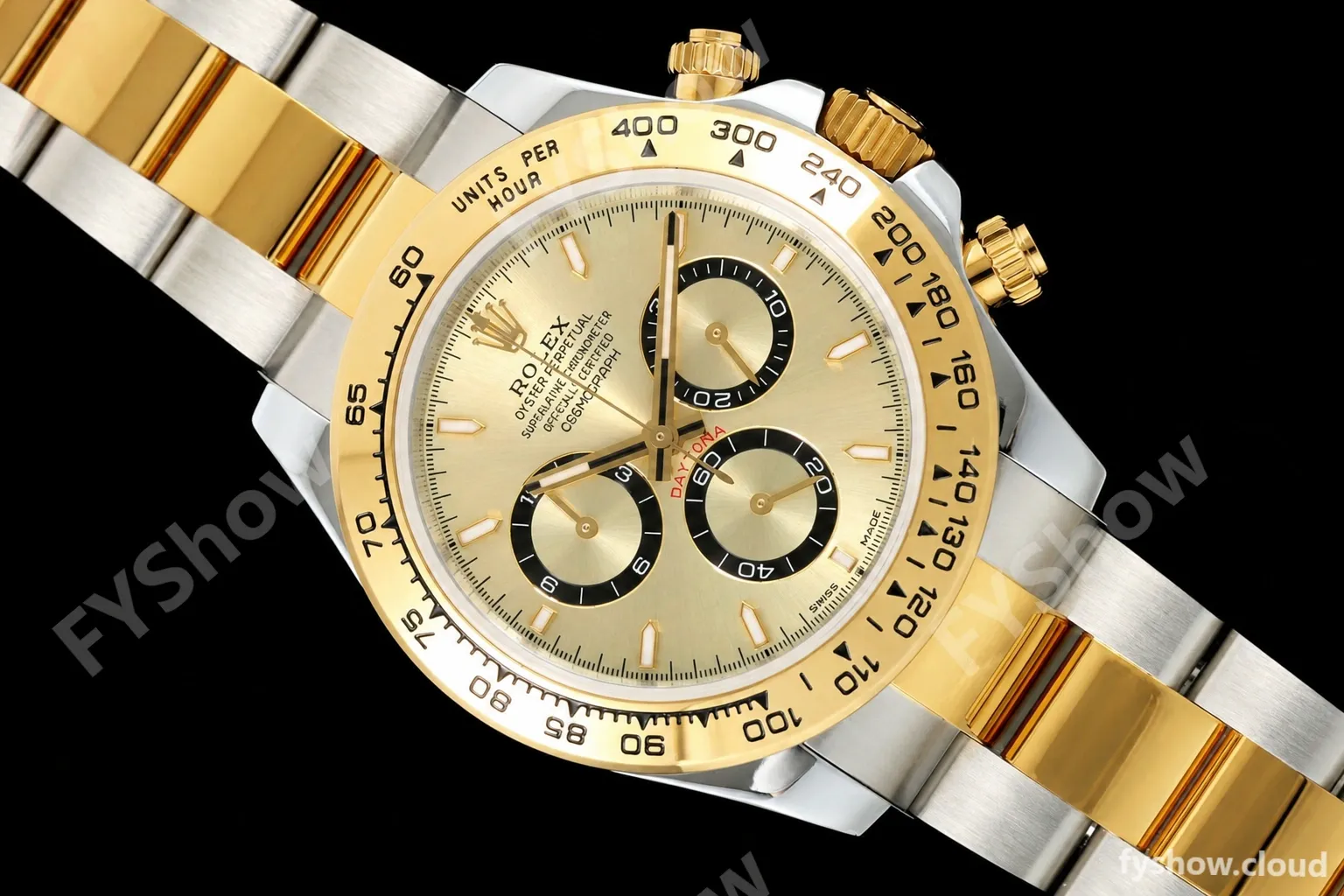 Rolex - Daytona 126503 40mm Gain Weight YG/SS Gold/Stk QF V6 SH4131 - Image 26