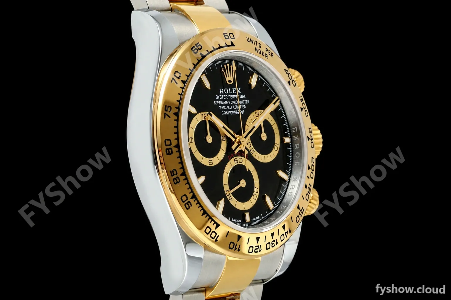 Rolex - Daytona 126503 40mm Gain Weight YG/SS Blk/Stk QF V6 SH4131 - Image 2