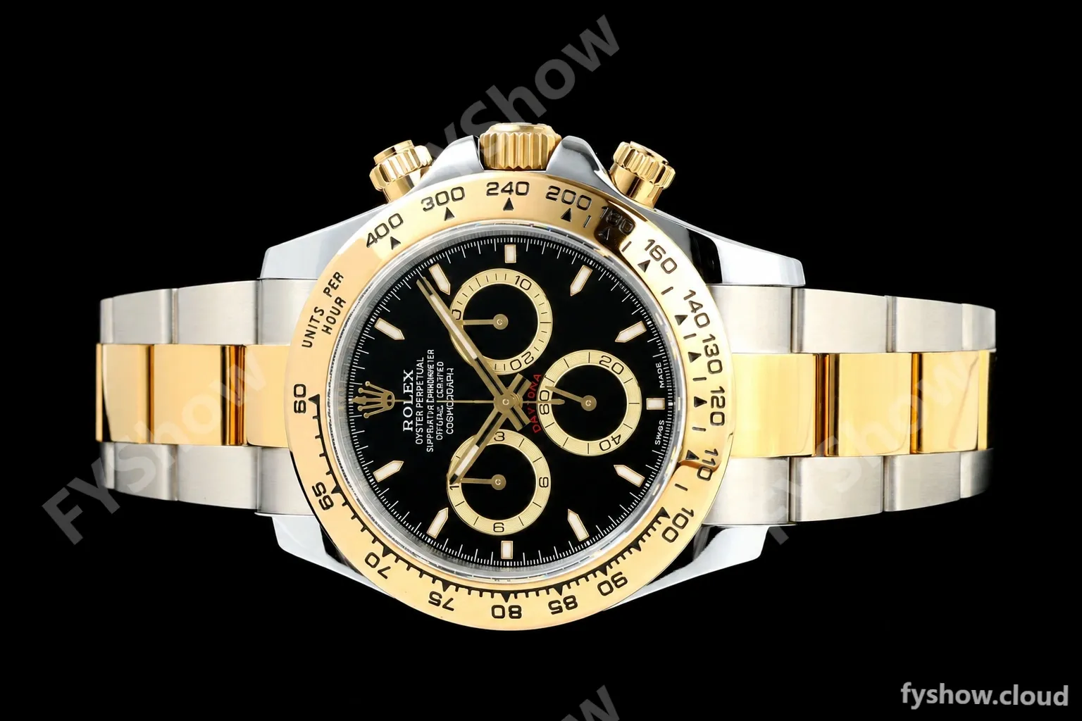 Rolex - Daytona 126503 40mm Gain Weight YG/SS Blk/Stk QF V6 SH4131 - Image 24