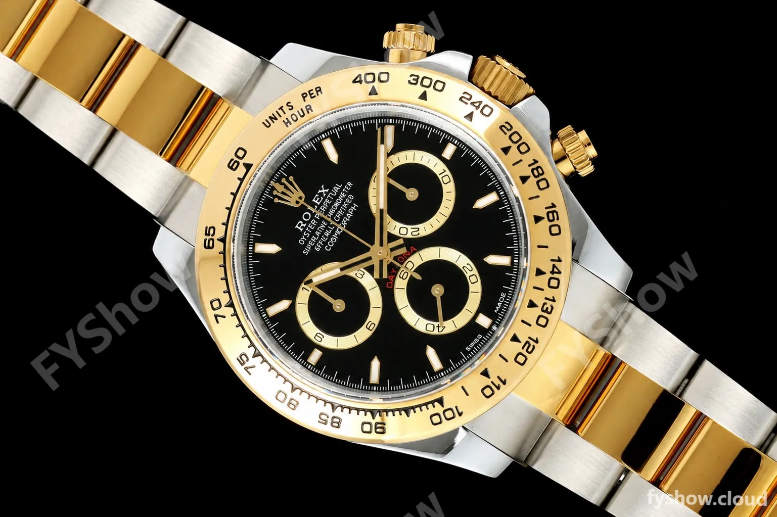 Rolex - Daytona 126503 40mm Gain Weight YG/SS Blk/Stk QF V6 SH4131 - Image 26
