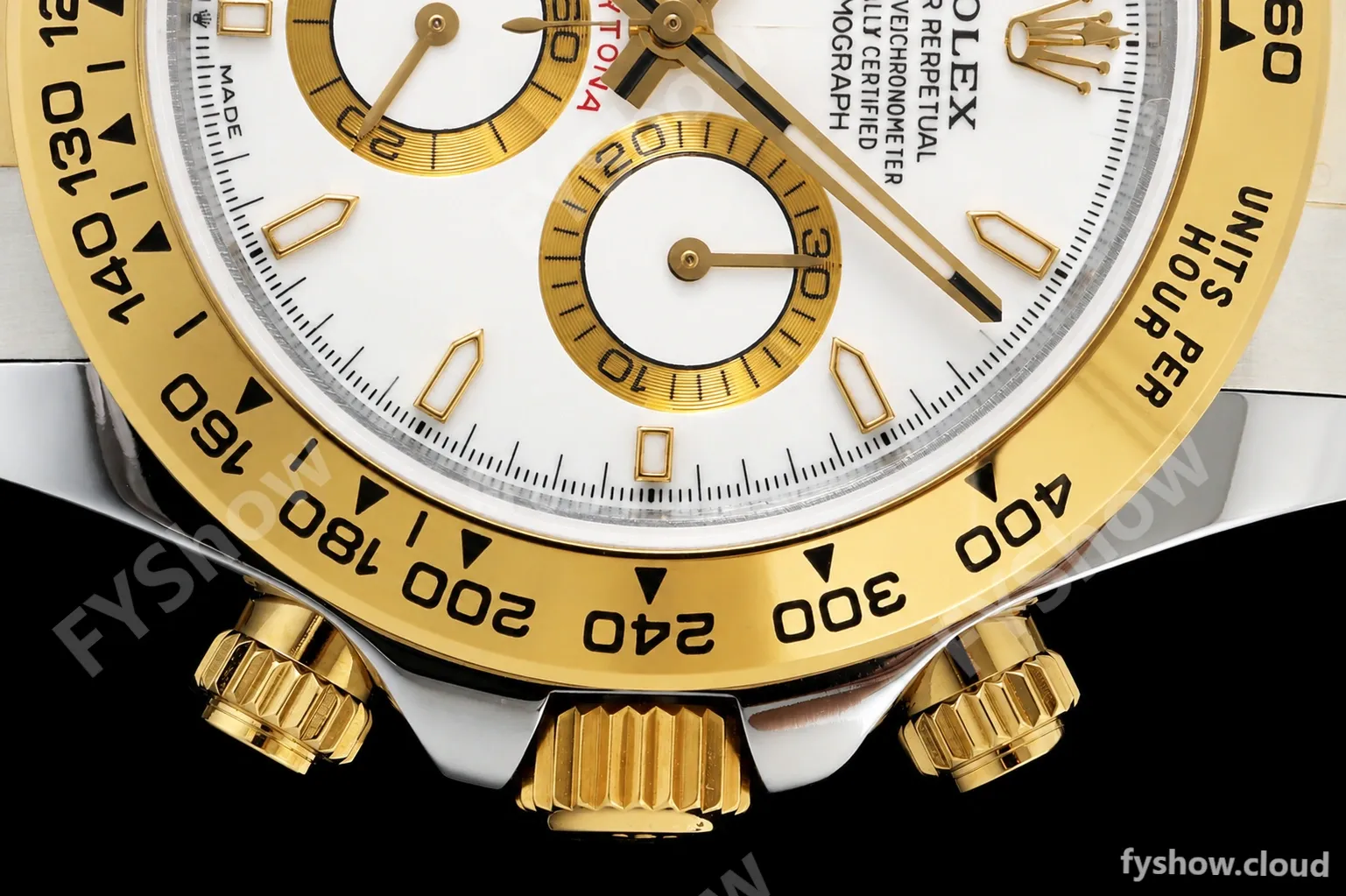 Rolex - Daytona 126503 40mm Gain Weight YG/SS Wht/Stk QF V6 SH4131 - Image 23