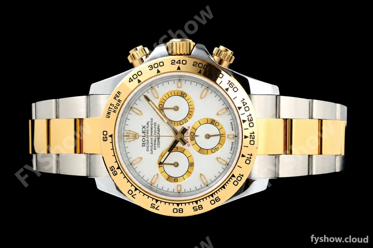 Rolex - Daytona 126503 40mm Gain Weight YG/SS Wht/Stk QF V6 SH4131 - Image 24