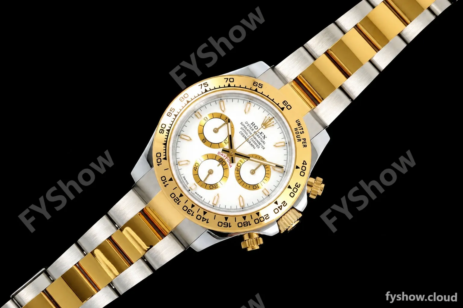 Rolex - Daytona 126503 40mm Gain Weight YG/SS Wht/Stk QF V6 SH4131 - Image 25